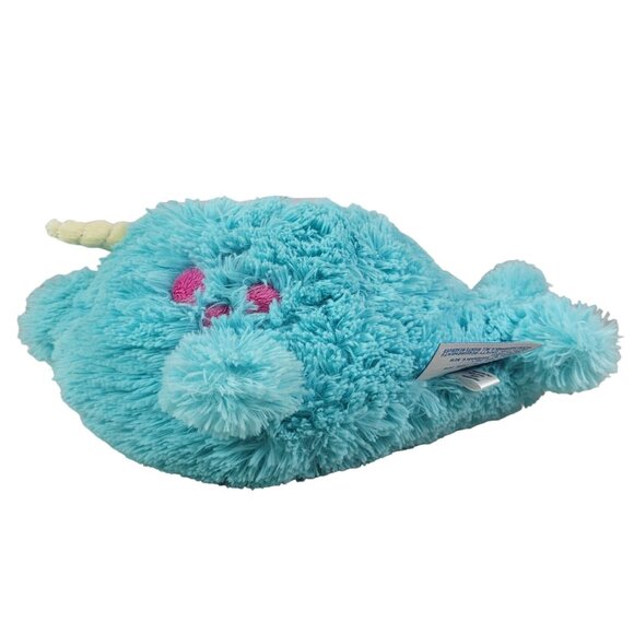2/$15 Squishable Mystical Narwhal Plush Blue 14" Pink Ocean Unicorn Whale Horn - Picture 6 of 10